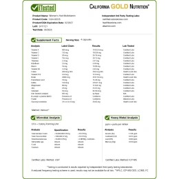 California Gold Nutrition, Beauty, женские мультивитамины для волос, 120 растительных капсул
