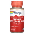 Solaray, Гуггул, красный дрожжевой рис, 60 вегетарианских капсул