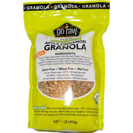 Go Raw, Органические мюсли с яблоком и корицей, 1 фунт (454 г)