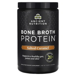 Ancient Nutrition, Bone Broth Protein, соленая карамель, 506 г (1,12 фунта)