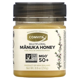 Comvita, Многоцветковый мед манука, MGO 50+, 250 г (8,8 унции)