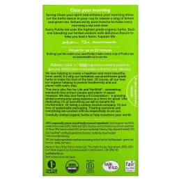 Pukka Herbs, Зеленый чай маття, 20 пакетиков зеленого чая, 1,5 г (0,05 унций) каждый