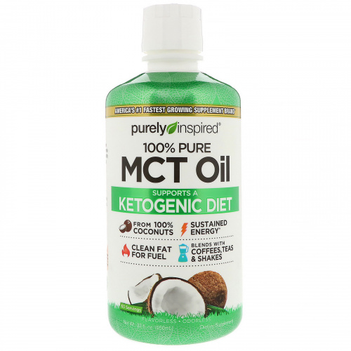 Purely Inspired, 100% Pure MCT Oil, 32 fl oz (950 ml)