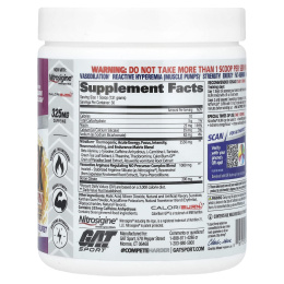 GAT, Sport, NITRAFLEX® Burn, Tropic Thunderburst, 219,3 г (7,74 унции)