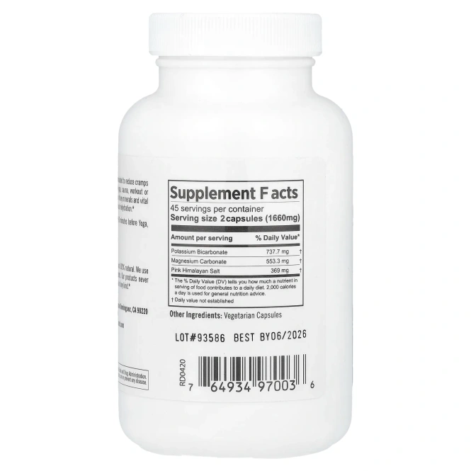 Pure Planet, Спортивные соли, 1000 мг, 90 капсул в растительной оболочке