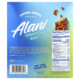 Alani Nu, протеиновый батончик, карамельный кранч, 12 батончиков по 48 г (1,69 унции)