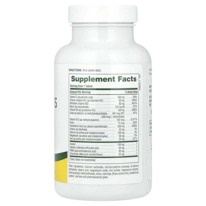 Nature's Plus, Мега-стрессовый комплекс, 90 таблеток