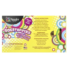 Spunky Pup, Dogstoppers, лакомства для собак, сыр чеддер, 142 г (5 унций)