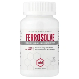 NBI Health, Ferrosolve®, 30 капсул