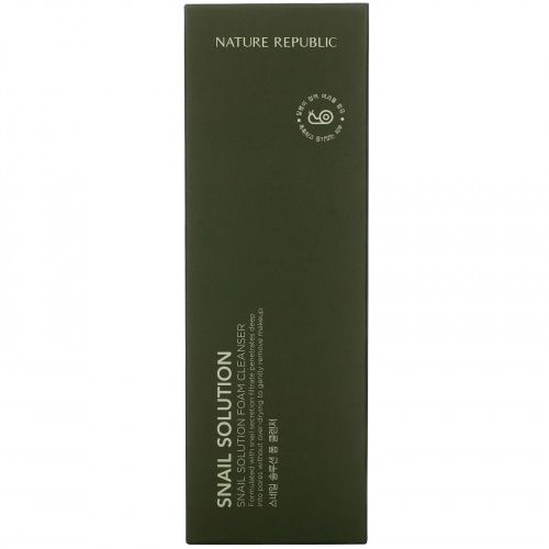 Nature Republic, Snail Solution, Foam Cleanser, 5.07 fl oz (150 ml)