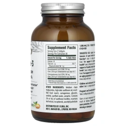 Flora, омега-3, веганские водоросли, ЭПК и ДГК, 60 вегетарианских капсул