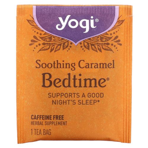 Yogi Tea, Чай Soothing Caramel Bedtime, без кофеина, 16 пакетиков, 1,07 унции (30 г)