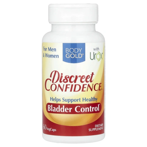 BodyGold, Discreet Confidence ™, для мужчин и женщин, 60 растительных капсул