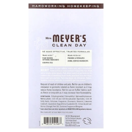 Mrs. Meyers Clean Day, Антистатические салфетки, аромат лаванды, 80 шт.