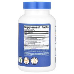 Nutricost, Экстракт андрографиса, 1000 мг, 120 капсул (500 мг на капсулу)