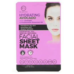 BCL, Be Care Love, Essential Oil Serum-Infused Facial Sheet Mask, Hydrating Avocado , 1 Mask