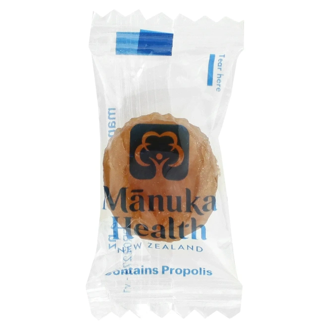 Manuka Health, Леденцы с медом Manuka, прополис, 15 леденцов