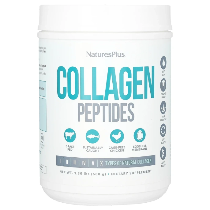 NaturesPlus, пептиды коллагена, 588 г (1,30 фунта)