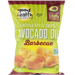 Good Health Natural Foods, Kettle Style Chips, Avocado Oil, Barbecue, 5 oz (141.7 g)