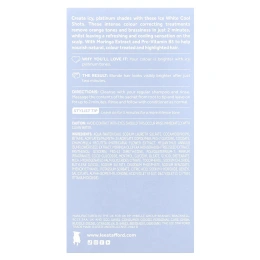 Lee Stafford, Bleach Blondes, Cool Shot, отбеливающий, 4 пакетика, 15 мл (0,5 жидк. унции)