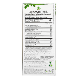 Miracle Tree, Moringa Organic Superfood Tea, Green Tea, Decaffeinated, 25 Tea Bags, 1.32 oz (37.5 g)