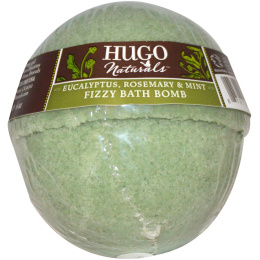 Hugo Naturals, Бомбочка для ванны с эвкалиптом, розмарином и мятой, 6 унций (170 г)
