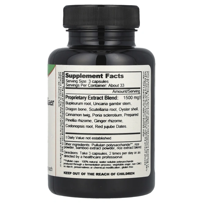 Dragon Herbs, Володушка и кости дракона, 100 растительных капсул