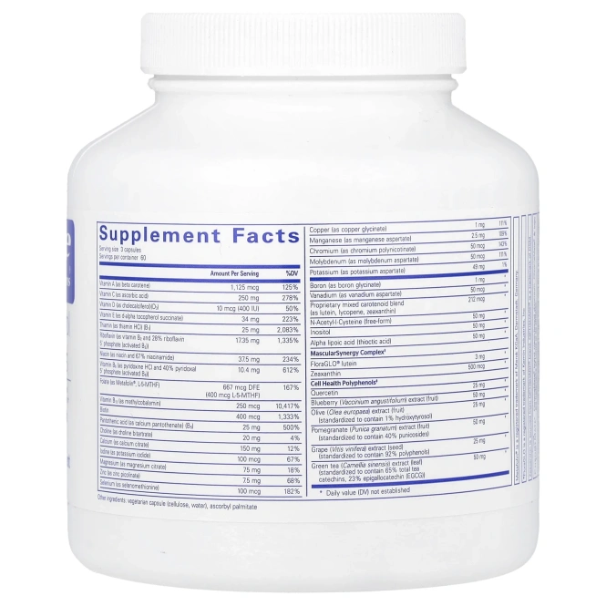 Pure Encapsulations, Полифенольные питательные вещества, 180 капсул