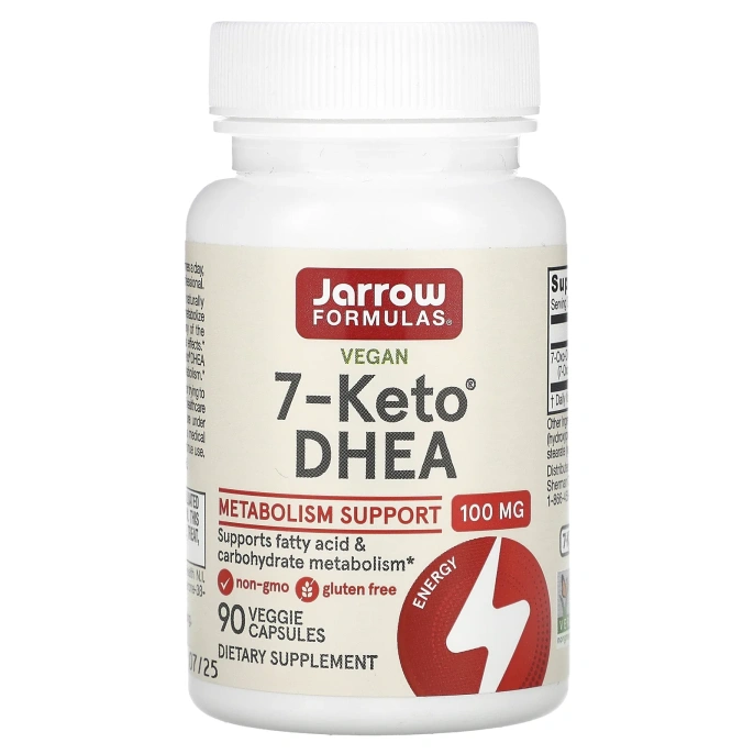 Jarrow Formulas, 7-Кето ДГЭА, 100 мг, 90 капсул