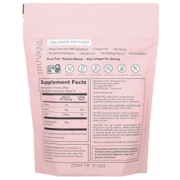 Truvani, Пептиды коллагена от травяного откорма, без добавок, 280 г (9,88 унции)
