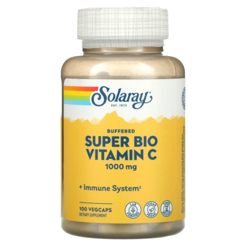 Solaray, Super Bio Vitamin C, Time Release, 100 VegCaps
