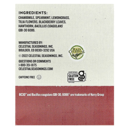 Celestial Seasonings, Wellness Tea, пробиотики Sleepytime®, без кофеина, 18 чайных пакетиков по 25 г (0,89 унции)