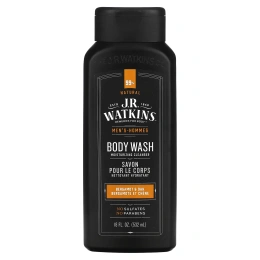 J R Watkins, Гель для душа для мужчин, бергамот и дуб, 532 мл (18 жидк. унц.)