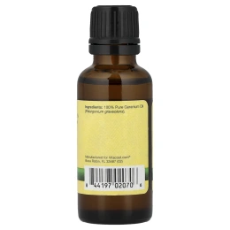 Vitacost, 100% Pure Geranium Oil, 1 fl oz (30 ml)