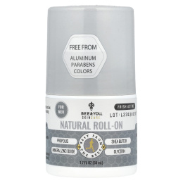 Bee & You, Натуральные шариковые шарики для мужчин, свежесть и активный образ жизни, 50 мл (1,7 жидк. Унции)