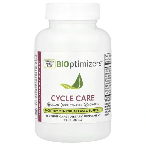 BiOptimizers, Cycle Care, 45 растительных капсул