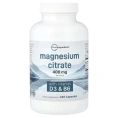 Micro Ingredients, цитрат магния с витаминами D3 и B6, 240 капсул