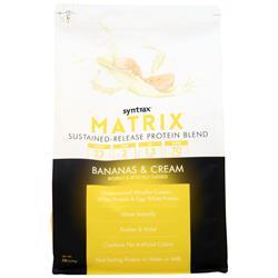 Syntrax, Matrix 5.0 - Белок с замедленным высвобождением Банан и сливки 5 фунтов