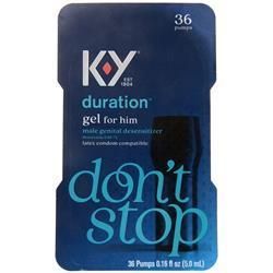 K-Y, Гель K-Y Duration для него 0.16 жидких унций