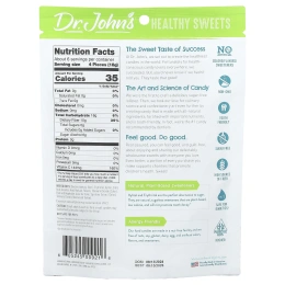 Dr. John's Healthy Sweets, Creamsicle Swirl, карамель, ежевика, голубая малина, апельсин, персик и клубника, без сахара, 109 г (3,85 унции)