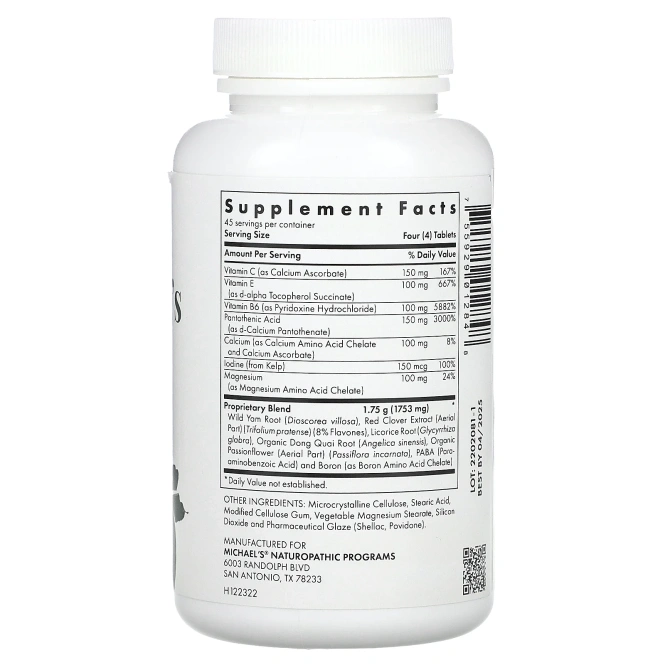 Michael's Naturopathic, Для женщин, 180 вегетарианских таблеток