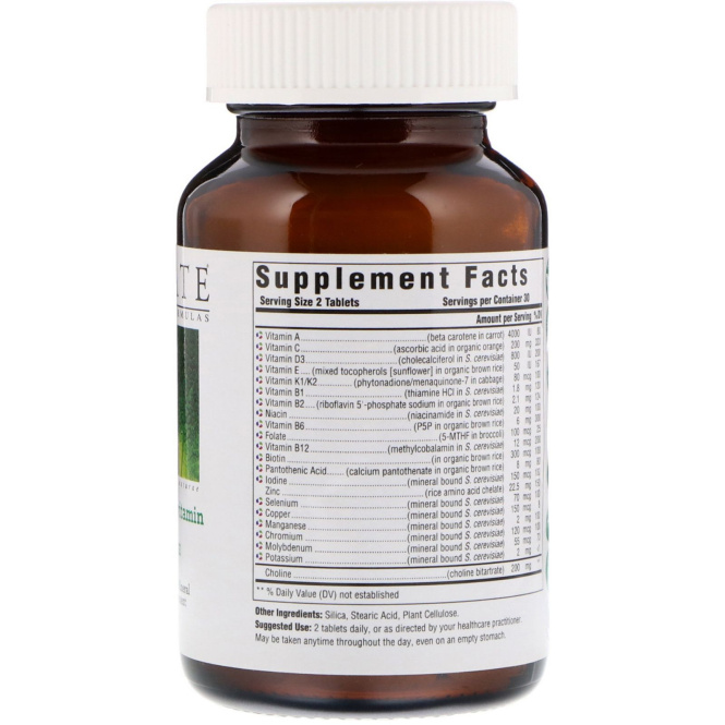 Innate Response Formulas, Мужской мультивитамин, без железа, 60 таблеток