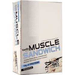 Muscle Foods, Muscle Sandwich батончик Ваниль 12 батончиков