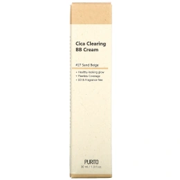 Purito, Cica очищающий BB-крем # 27 песочно-бежевый, 30 мл (1 жидк. Унция)
