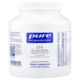 Pure Encapsulations, EFA Essentials, 120 Softgel Capsules