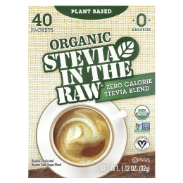 In the Raw, Organic Stevia In the Raw®, ноль калорийная смесь стевии, 40 пакетиков, 32 г (1,12 унции)