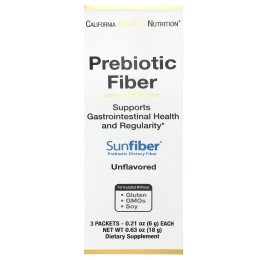 California Gold Nutrition, пребиотическая клетчатка, 3 пакетика, по 6 г (0,21 унции)