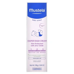 Mustela, детский крем от опрелостей «1-2-3», без отдушек, 108 г (3,80 унции)