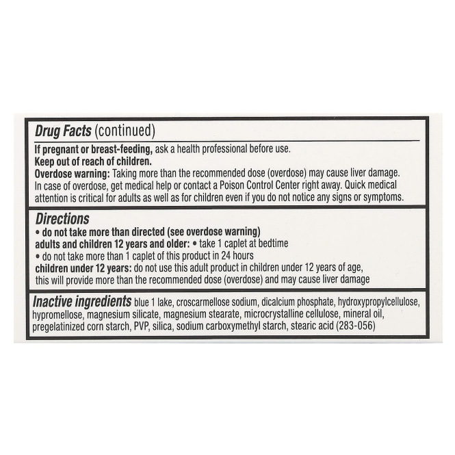 Unisom, PM Pain, средство для ночного сна и обезболивающее, 30 капсул