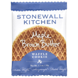 Stonewall Kitchen, вафельное печенье, с кленовым сиропом и коричневым маслом, 8 голландских вафель по 32 г (1,1 унции)